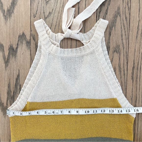 Mine Women’s Striped Multicolor Knit Tank Top Size Small - Picture 9 of 12